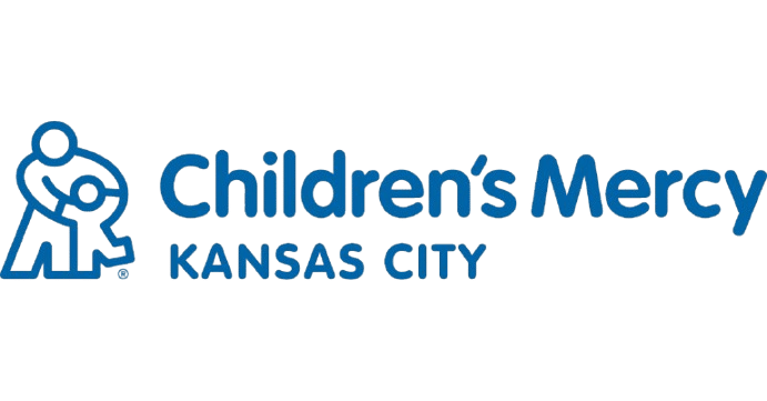 Children's Mercy Kansas City logo featuring a child and adult figure embracing.