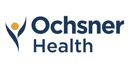 Ochsner Health logo featuring a stylized human figure and the words "Ochsner Health